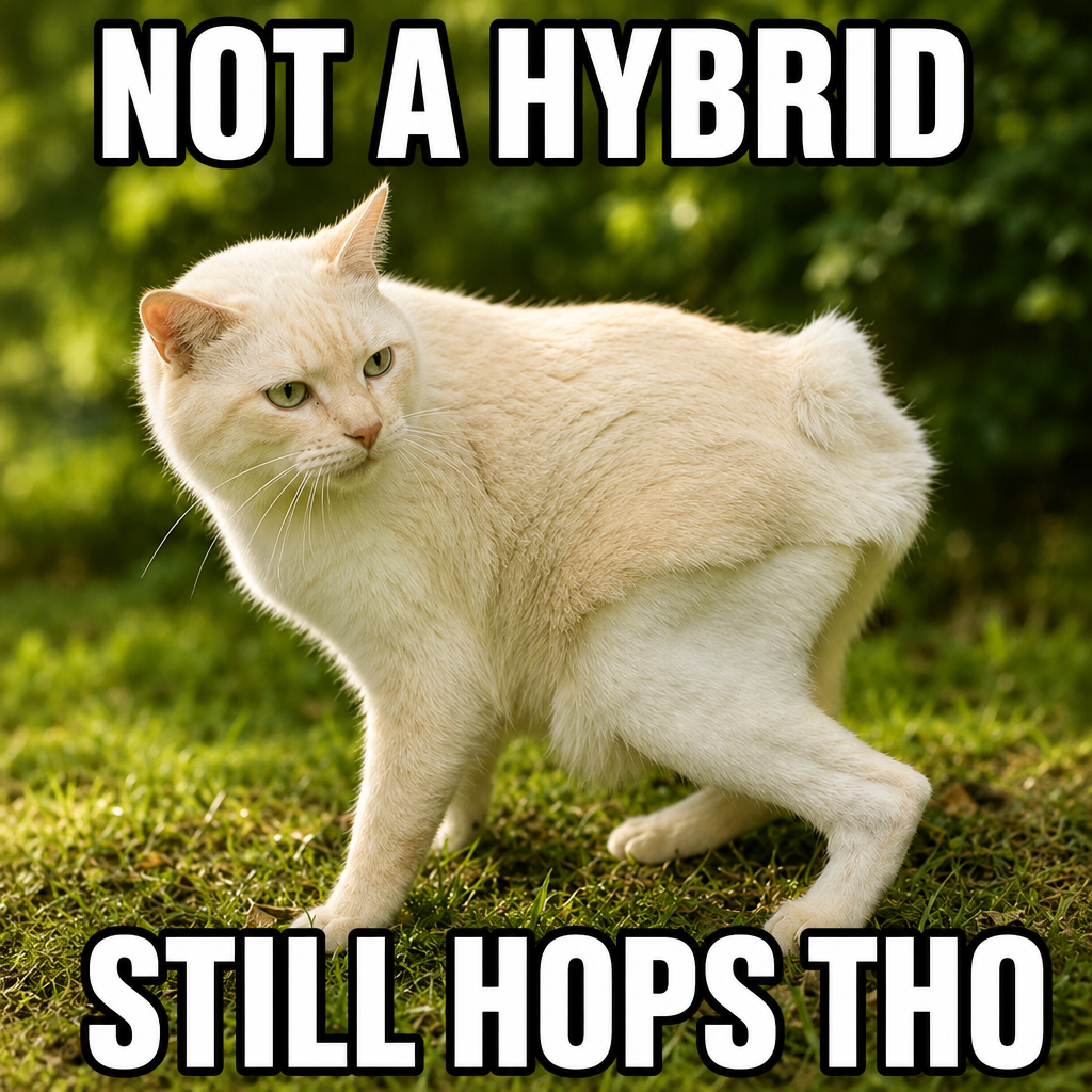 NOT A HYBRID — STILL HOPS THO